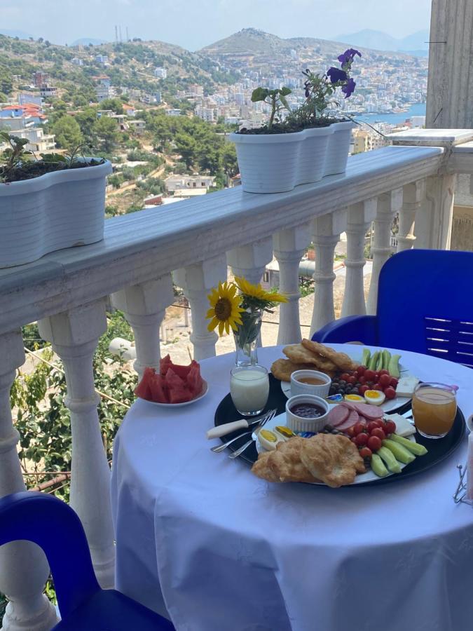 Vila Sinani Sarande Bagian luar foto